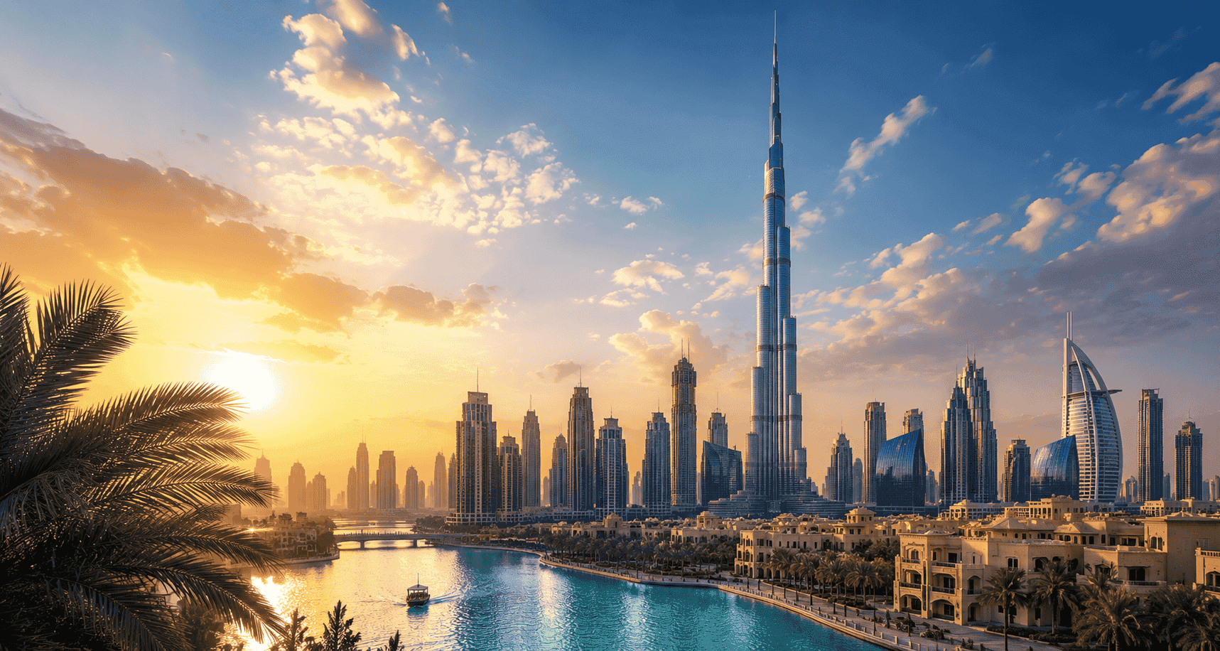 Vue panoramique de Dubaï