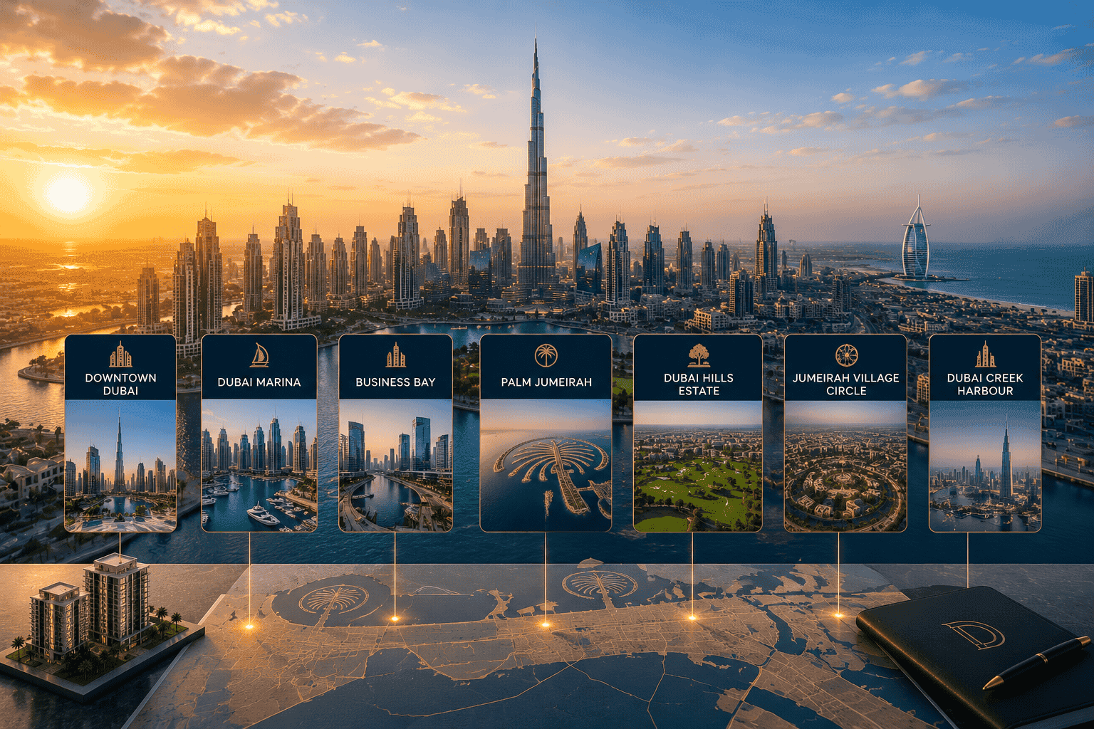 Les meilleurs quartiers où investir à Dubaï